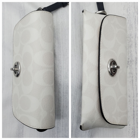 COACH Sunglasses Case In Signature Canvas White - Picture 3 of 12